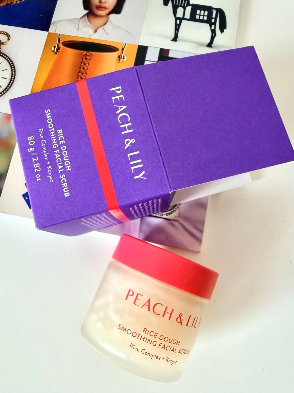 Peach & Lily Rice Dough Smoothing Facial Scrub